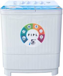 Feltron 9 kg Semi Automatic Top Load Washing Machine White, Blue