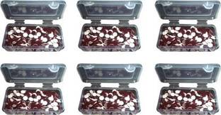 JKB TRADERS Bindis for Girls & Women Forehead Maroon Forehead Maroon Bindis