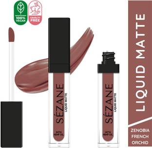 Sezane Liquid Matte Lipstick Waterproof Long Lasting-Zenobia French Orchid-(NS04-5ml)