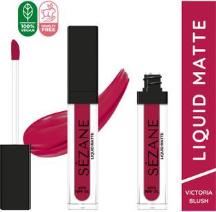 Sezane Liquid Matte Lipstick Waterproof 12 Hour Lasting-Victoria Blush-(LLP01-5ml)