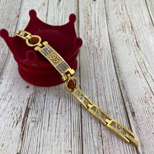 Devora Bracelet FST02 Gold Finish Rakhi  Set