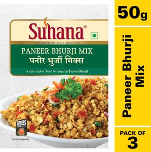 SUHANA Paneer Bhurji Mix/Instant Mix 50g - Pack of 3 150 g