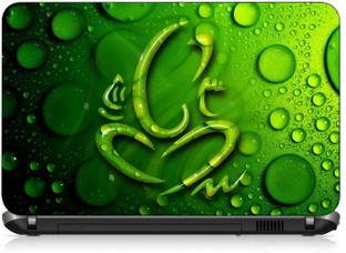 VI COLLECTIONS GREEN GANESHA PVC (Polyvinyl Chloride) Laptop Decal 15.6
