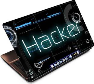 FineArts Hacker Wallpaper Vinyl Laptop Skin Compatible for 15.6 inch