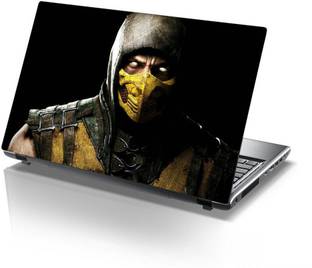 Decor Villa mortal kombat Self Adhesive Vinyl Laptop Skin Compatible for 15.6 inch