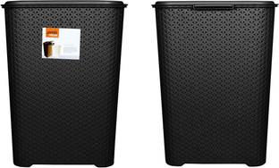 Jaypee Plus More than 20 L Black Laundry Basket