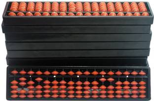 Sae Fashions Brown 17 Rod Abacus Kit Type 2 Set Of 10