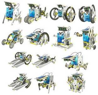 arnavs 14 IN 1 EDUCATIONAL SOLAR ROBOT KIT