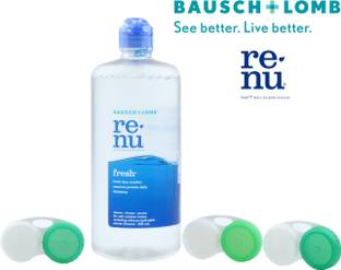 BAUSCH & LOMB Renu Fresh Multi-Purpose Solution 500 ml With 3 Lens Case