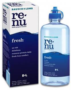 BAUSCH & LOMB RENU fresh MULTI-PURPOSE LENS CLEANING SOLUTION