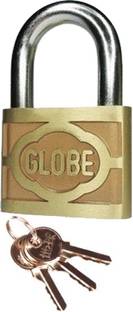 globe 2 Inch With 3 Keys Padlock