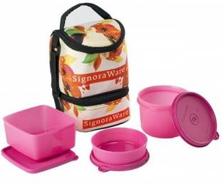 Signoraware P-17525 3 Containers Lunch Box