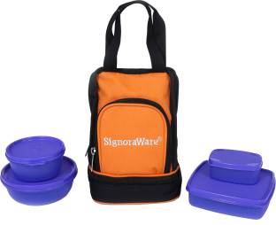 Signoraware Carry Lunch Box with Bag 4 Containers Lunch Box