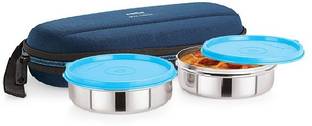 cello MF Super Steel 2 (350ml Each) 2 Containers Lunch Box