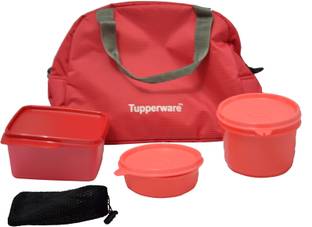 TUPPERWARE Trendy Sling-A-Bling 3 Containers Lunch Box