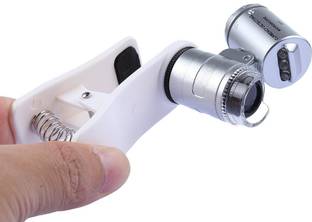Star Magic Universal Clip-On Microscope with Uv Light 60X Magnifying Glass