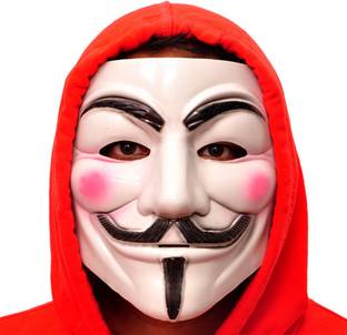 Fancy Steps V for Vendetta Comic Face Anonymous Guy Fawkes Party Mask