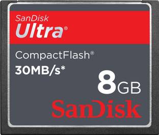 SanDisk Ultra CF 8 GB (30 MB/s) Ultra 8 GB Compact Flash 30 MB/s  Memory Card Compatible with Camera, Mobile