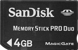 SanDisk MS Pro Duo 4GB Pro DUo 4 GB Memory Stick Pro Duo Card  Memory Card Compatible with Camera, Mobile