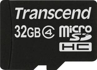 Transcend MicroSD 32GB Class 4 32 GB MicroSD Card Class 4  Memory Card Compatible with Mobile