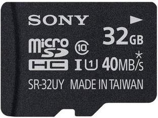 SONY SR-32UYA/T1 IN 3124142 32 GB MicroSDHC Class 10 40 MB/s  Memory Card Compatible with Mobile