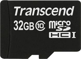 Transcend 32 GB Class 10 Micro SD 32 GB MicroSD Card Class 10 30 MB/s  Memory Card Compatible with Mobile