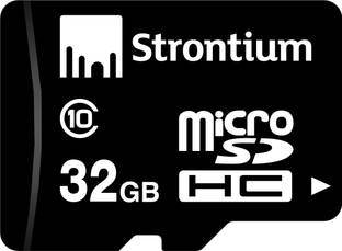Strontium 32 GB MicroSDHC Memory Card (Class 10) 32 GB MicroSD Card Class 10 24 MB/s  Memory Card Compatible with Mobile