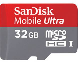 SanDisk Mobile Ultra 32 GB Class 6 Ultra 32 GB MicroSD Card Class 6 30 MB/s  Memory Card Compatible with Mobile