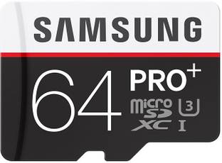 SAMSUNG MB-MD64DA PRO Plus 64 GB MicroSDXC Class 10 95 MB/s  Memory Card Compatible with Mobile