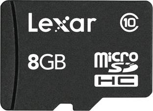 Lexar MicroSDHC 8GB Class 10 8 GB MicroSDHC Class 10  Memory Card Compatible with Camera, Mobile, Tablet