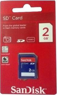 SanDisk SD 2GB 2 GB SDHC  Memory Card Compatible with Camera, Mobile