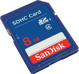 SanDisk SDHC 8GB 8 GB SDHC Class 4  Memory Card Compatible with Camera, Mobile