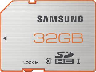 SAMSUNG 32 GB SDHC Plus Class 10 (MB-SPBGC) Evo 32 GB SDHC Class 10 48 MB/S  Memory Card Compatible with Camera, Mobile