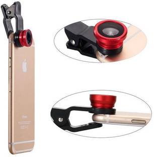 iCam 3 in 1 Universal Lens Kit for Mobiles & Tablets-Fisheye, Wideangle & Macro Lens Mobile Phone Lens