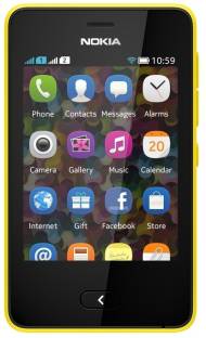 Nokia Asha 501 (Yellow, 128 MB)