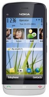 Nokia C5-05 (Black Aluminum Grey, 40 MB)