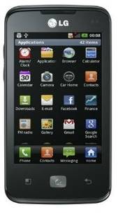 LG Optimus Hub E510 (Black, 152 MB)