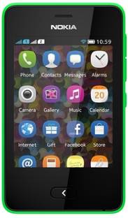 Nokia Asha 501 (Bright Green, 64 MB)
