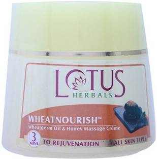LOTUS Wheatnourish Wheatgerm Oil Facial Massage Cream