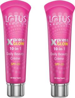 LOTUS Xpress Glow 10 in 1 Daily Beauty Creme Pack of 2