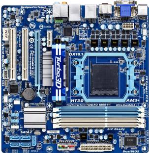 GIGABYTE GA-880GM-USB3 AM3+Socket Micro-ATX AMD 880G Chipset DDR3 Motherboard