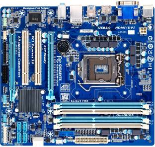 GIGABYTE GA-B75M-D3H LGA 1155Socket Micro-ATX Intel B75 Chipset DDR3 Motherboard