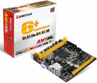 Biostar AM1ML AM1Socket Micro-ATX AMD Chipset DDR3 Motherboard for Desktop
