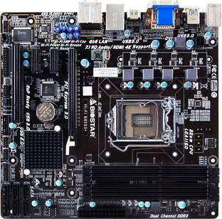 Biostar Hi-Fi B85S3+ LGA 1150Socket Micro-ATX Intel B85 Chipset DDR3 Motherboard for Desktop