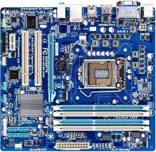 GIGABYTE GA-H61M-D2H LGA 1155Socket Micro-ATX Intel H61 Chipset DDR3 Motherboard for Desktop