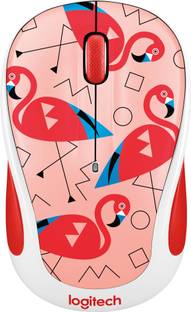 Logitech Party Collection M238 Flamingo Wireless Ambidextrous Optical Mouse