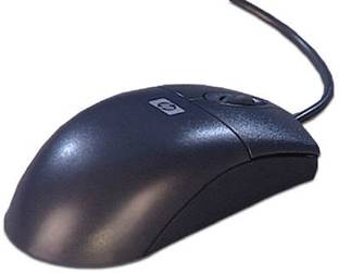 HP 600553-002 PS2 Wired Ambidextrous Optical Mouse