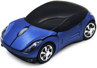 Smart Tech Blue Car Shape Wireless Optical  Gaming Mouse