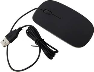 SPEED Slim Ultrathin Wired Ambidextrous Optical Mouse