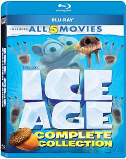 Ice Age: The Complete 5 Movies Collection - Ice Age + Ice Age 2: The Meltdown + Ice Age 3: Dawn of Dinosaurs + Ice Age 4: Continental Drift + Ice Age 5: Collision Course (5-Disc Box Set)